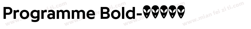 Programme Bold字体转换